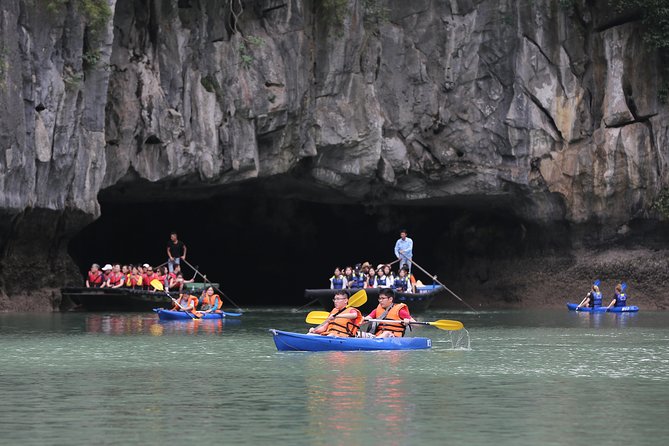 Discover Ha Long Bay With Kayaking and Caving Activities - Kayaking in Ha Long Bays Stunning Coves