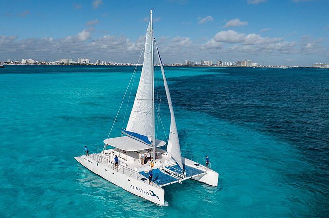 Discover Isla Mujeres on an All inclusive Catamaran tour - Snorkeling at El Meco Reef