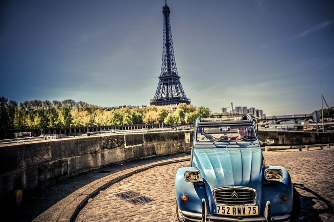 Discover Paris in 1 Hour: Fun and Efficient 2CV Tour - Start Time and Cancellation Policy