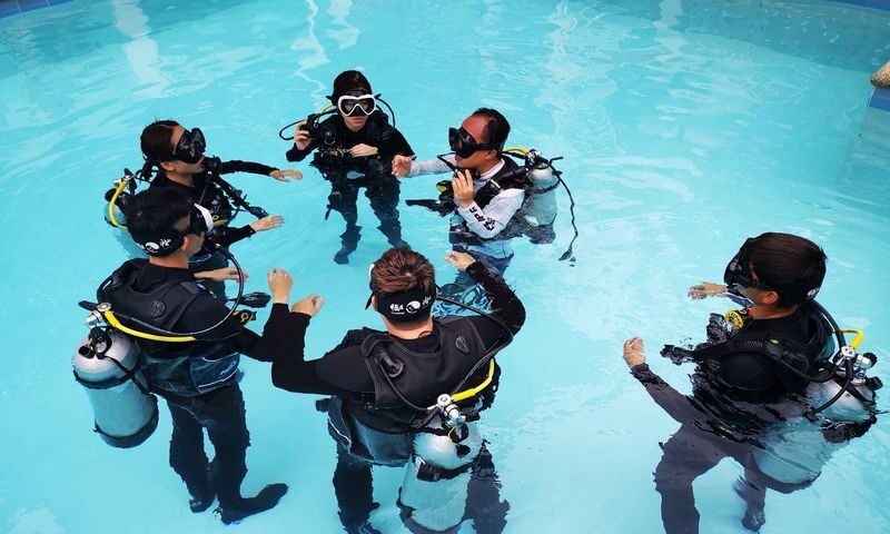 Discover Scuba Diving in Bohol - Pool practice takes the edge off the first sea entry