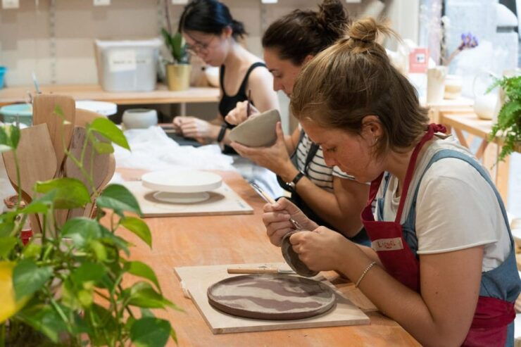 Discover the Art of Ceramics While Enjoying a Fine Wine! - Ceramic Creation Process