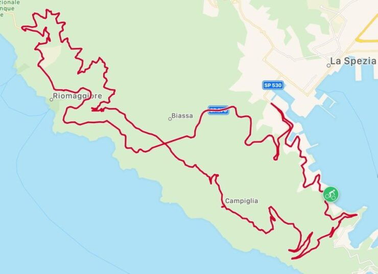 Discover the Cinque Terre by E-Bikes - Itinerary