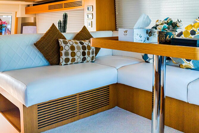 Discover the Hidden Island in Dubai in Majesty 48ft Yacht Rental - Common Questions