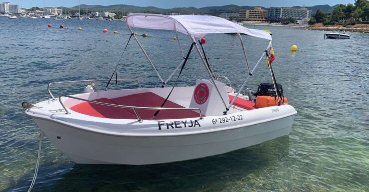 Discover the Ibiza Beaches on a Boat Without License 8H - Activity Details