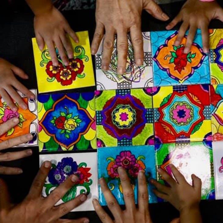 Discovering Peranakan Architecture & Tile Art workshop by The Intan - Peranakan patterns with a story behind them