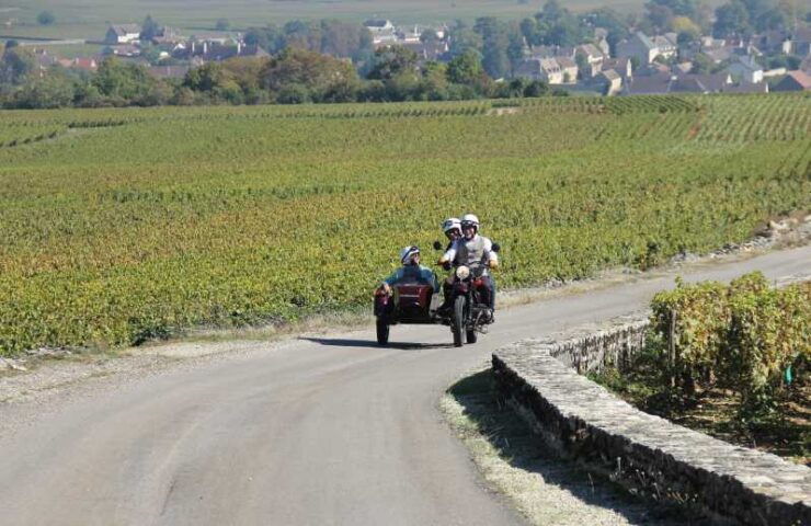 Discovery of the Côte De Nuits in Side-Car. 1 Hour Round. - Route and Highlights