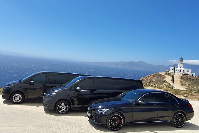 Disposal in Mykonos in Private Car With Driver 24/7 - Pickup and Confirmation