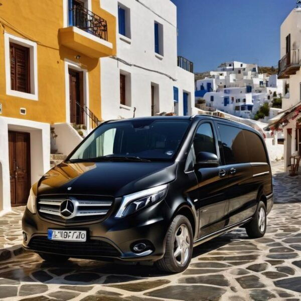 Disposal Service Mykonos: Full Day Private Driver- Minivan - Emphasis on Exceptional Service and Flexibility