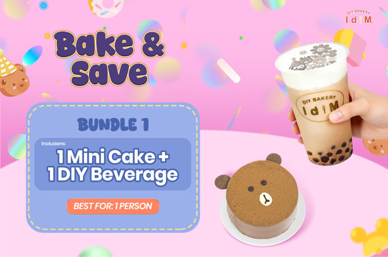 DIY Baking Experience in SM City Sta. Mesa by IDIM DIY Bakery - A mini cake, made by you
