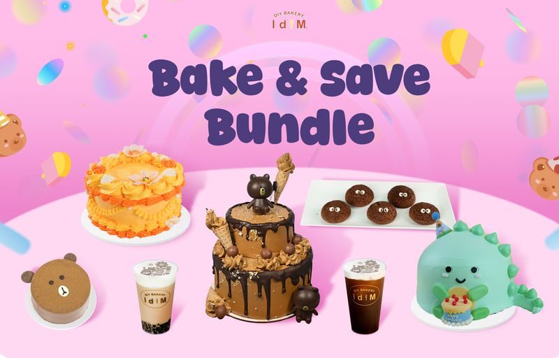 DIY Baking Experience in SM Mall of Asia by IDIM DIY Bakery - Follow the tablet from ingredients to icing