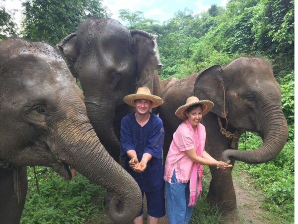 Doi Suthep Temple & Ethical Elephant Sanctuary Day Trip. - Dress as an Elephant Caretaker