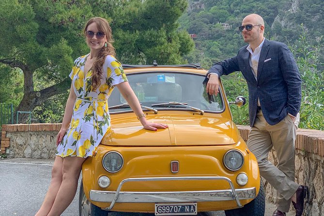 Dolce Vita Vintage Photo Experience With Yellow Fiat 500 - Pricing and Refund Policy