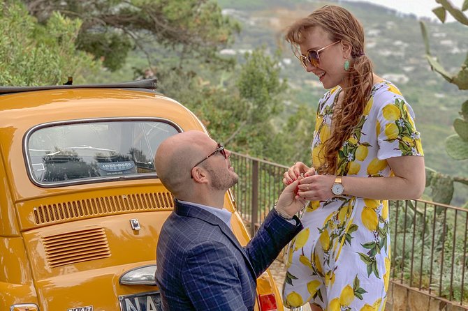 Dolce Vita Vintage Photo Experience With Yellow Fiat 500 - Directions