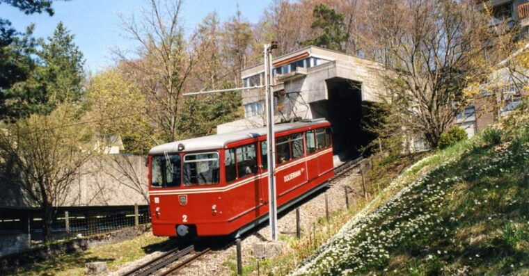 Dolderbahn Railway Between Römerhof and Dolder Zürich - Scenic Experience