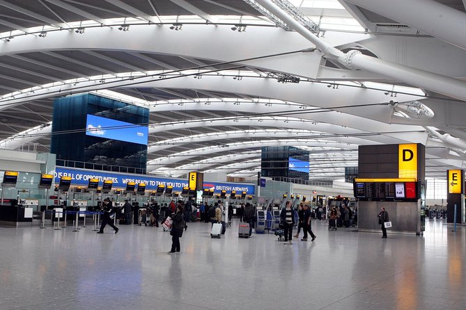 Dover Cruise Terminals to Heathrow Airport - Pricing Based on Group Size and Luggage Quantity