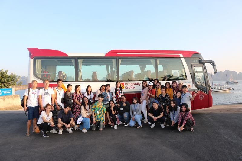 Dragonfly Day Cruise: Ha Long Bay, Thien Cung Cave, Kayaking - Boarding at Tuan Chau International Marina