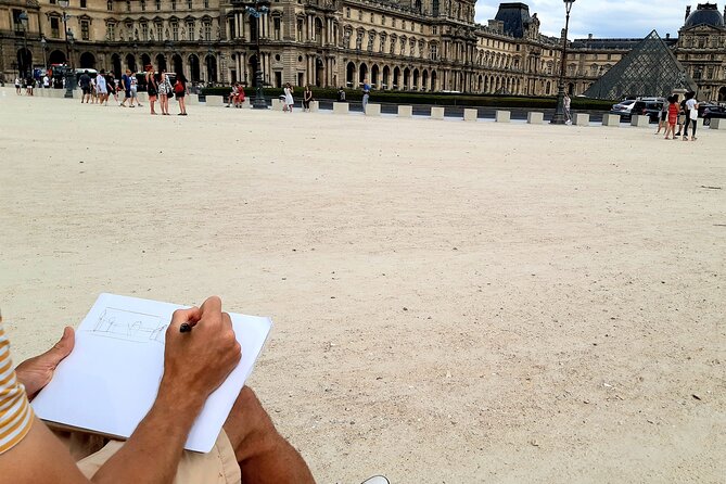 Drawing Workshop/Creative Notebook & Cultural Walk in the Tuileries - Workshop Details