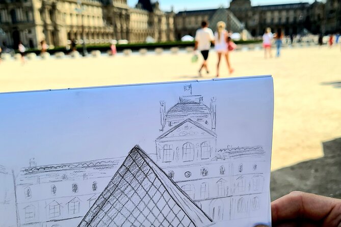 Drawing Workshop/Creative Notebook & Cultural Walk in the Tuileries - Duration and Capacity