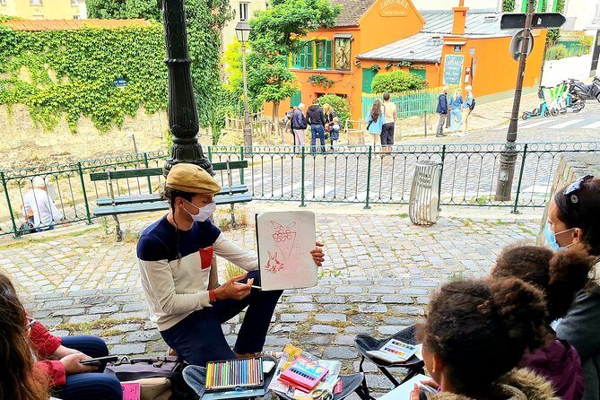 Drawing Workshop / Creative Notebook During an Unusual Walk in Montmartre - Inclusions