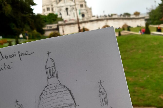 Drawing Workshop / Creative Notebook During an Unusual Walk in Montmartre - Additional Information