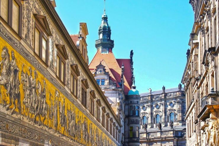 Dresden: City & Semperoper Guided Walking Tour - Procession of Princes and Stables Courtyard