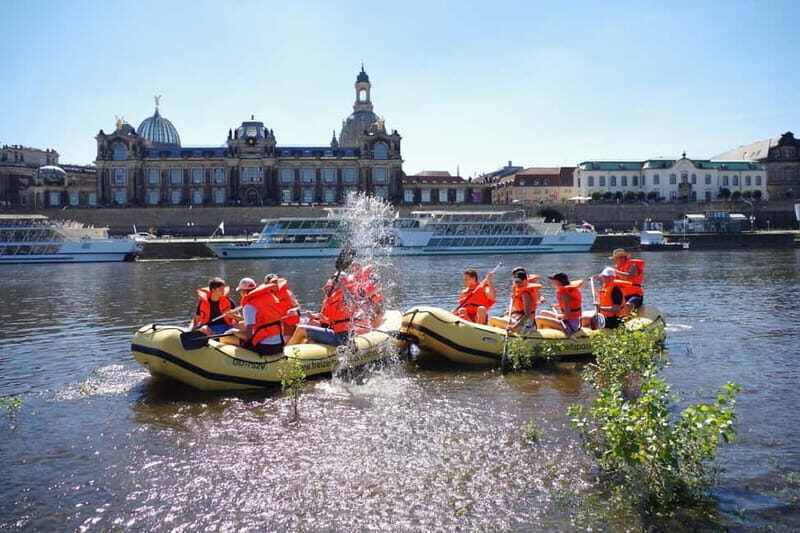 Dresden: Im Schlauchboot von "Blaues Wunder" bis DD-Altstadt - The Itinerary in Detail