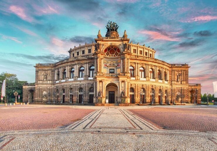 Dresden: Semperoper and Old Masters Picture Gallery - Semperoper Architecture and Interiors