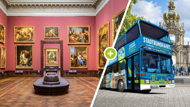 Dresden: Zwinger Skip-the-Line & 2-Day Hop-On Hop-Off Bus - Skip-the-Line Access and Multilingual Audio Guide
