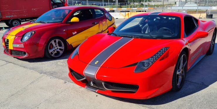 Drive a Ferrari 458 and Alfa Romeo on a Race Track Inc Video - Drive Experience Details