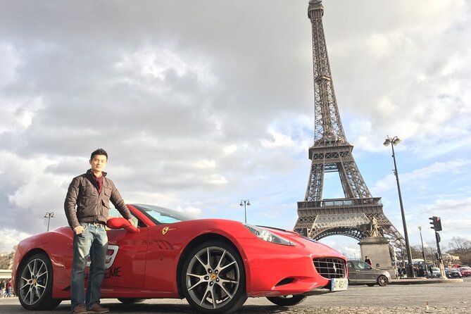 Drive the FERRARI California Turbo Near the Eiffel Tower - Pricing and Guarantee