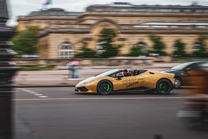 Drive the LAMBORGHINI Huracan Near the Eiffel Tower - Experience the Thrill of Driving a Lamborghini