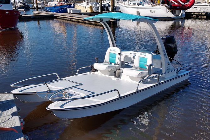 Drive Your Own 2 Seat Fun Go Cat Boat From Collier-Seminole Park - The Sum Up