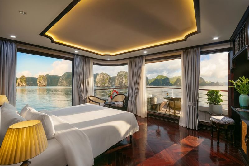 Du Yen 2D1N Luxury Cruise: Ha Long Bay with Sung Sot & Ti Top - Boarding at Tuan Chau Marina