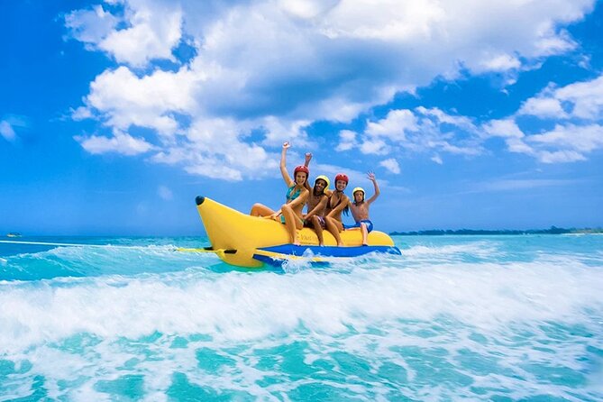 Dubai Adrenalin Rush: Banana Boat + Parasailing - Activities: Parasailing and Banana Boat