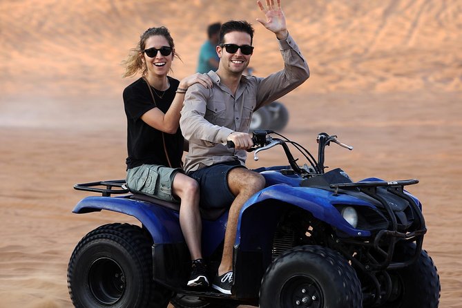 Dubai: Adventure Quad Bike Safari, Sandboarding, Camel Ride & BBQ - Common Questions