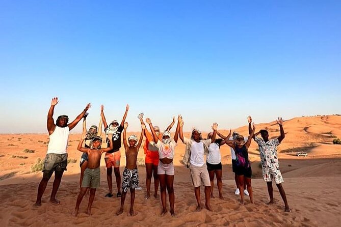 Dubai Anytime Short Desert Visit With Camel and Sandboarding - Desert Visit Details