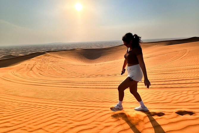 Dubai Anytime Short Desert Visit With Camel and Sandboarding - The Sum Up