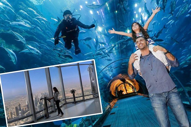 Dubai Aquarium & Level 124 Burj Khalifa Combo - Pricing and Guarantee Details