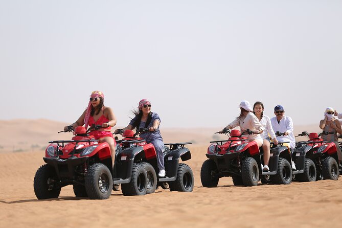 Dubai ATV Self Drive Quad Bike With Camel Ride and Sandboarding - The Sum Up