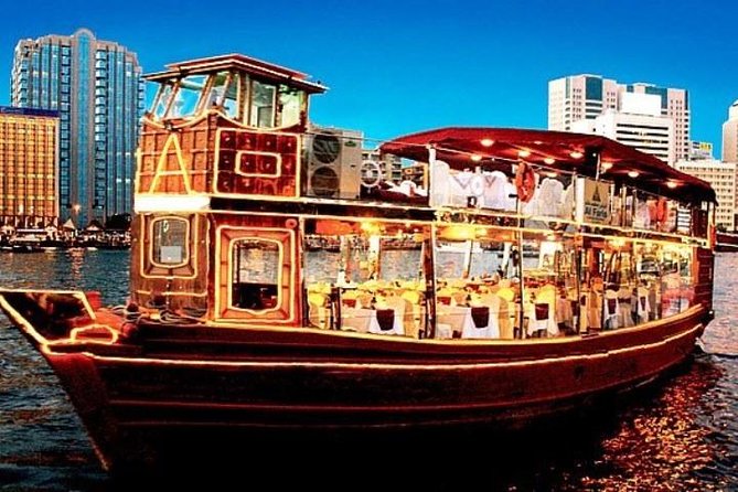 Dubai City Highlights With Dubai Water Canal Dhow Cruise Dinner Combo - Inclusions