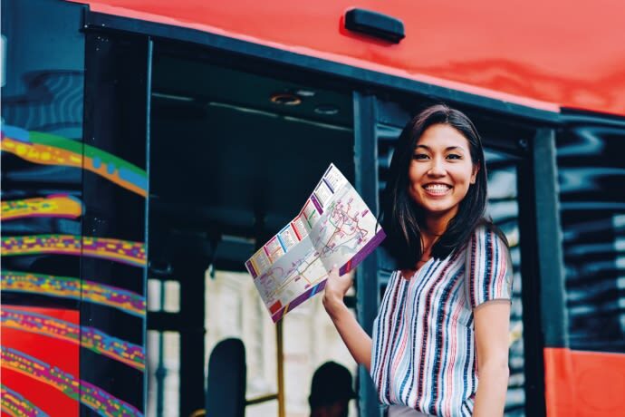 Dubai City Sightseeing Bus Pass - The blue route: Palm Jumeirah and the waterfront