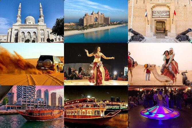 Dubai City Tour, Desert Safari and Marina Dhow Cruise Tour (TRIO) 2 Days - Cancellation Policy