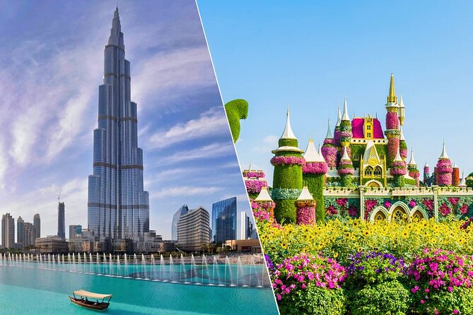 Dubai Combo: Burj Khalifa at the Top & Miracle Garden Tickets - Tour Details
