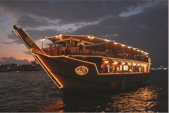 Dubai Creek Dhow Cruise Dinner - Inclusions: Dinner, Open Water Experience, and Soft Drinks/Juices