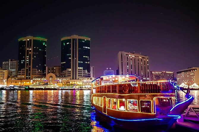 Dubai Creek Dinner Cruise With Transfers - Overview of Dubai Creek Dinner Cruise