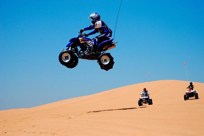 Dubai Desert 4x4 Dune Bashing, Sandboarding, Camel Riding, Dinner - Common Questions