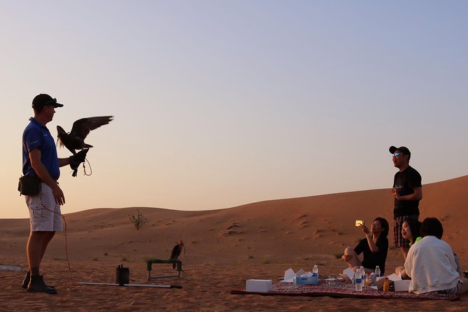 Dubai Desert 4x4 Dune Bashing, Sandboarding, Camel Riding, Dinner - Common Questions