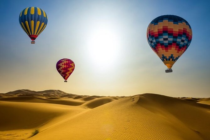 Dubai Desert By Hot Air Balloon & Falcon Show and Camel - Duration and Details of the Hot Air Balloon Ride