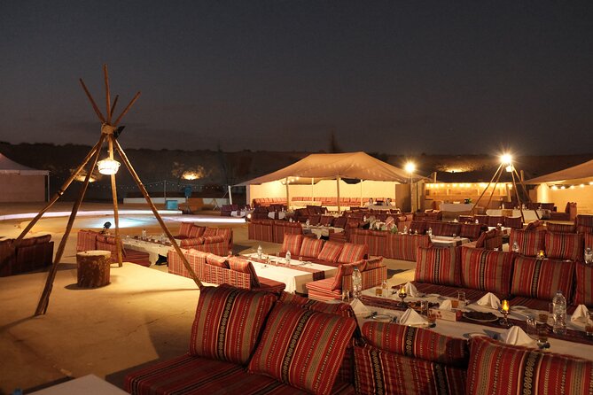 Dubai Desert Dinner With Entertainment at Luxury Camp - Upgraded Experience