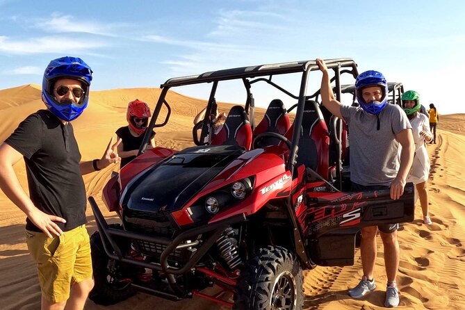 Dubai Desert Dune Buggy Ride, Sand Boarding, BBQ Dinner Camp - Additional Information